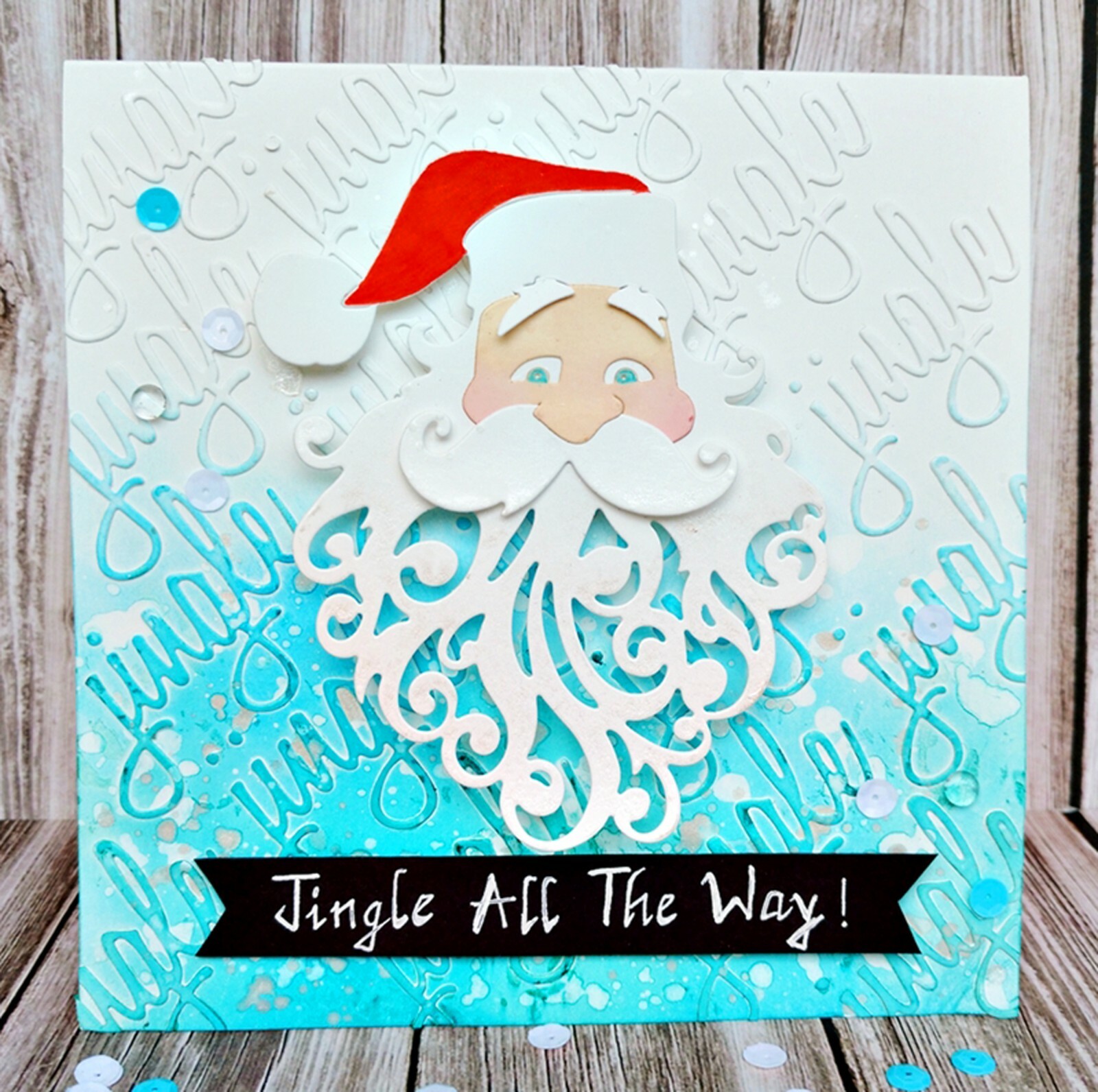 Sizzix Thinlits Santa 3pc #661299 Retail $19.99 by Pete Hughes UK Exclusive