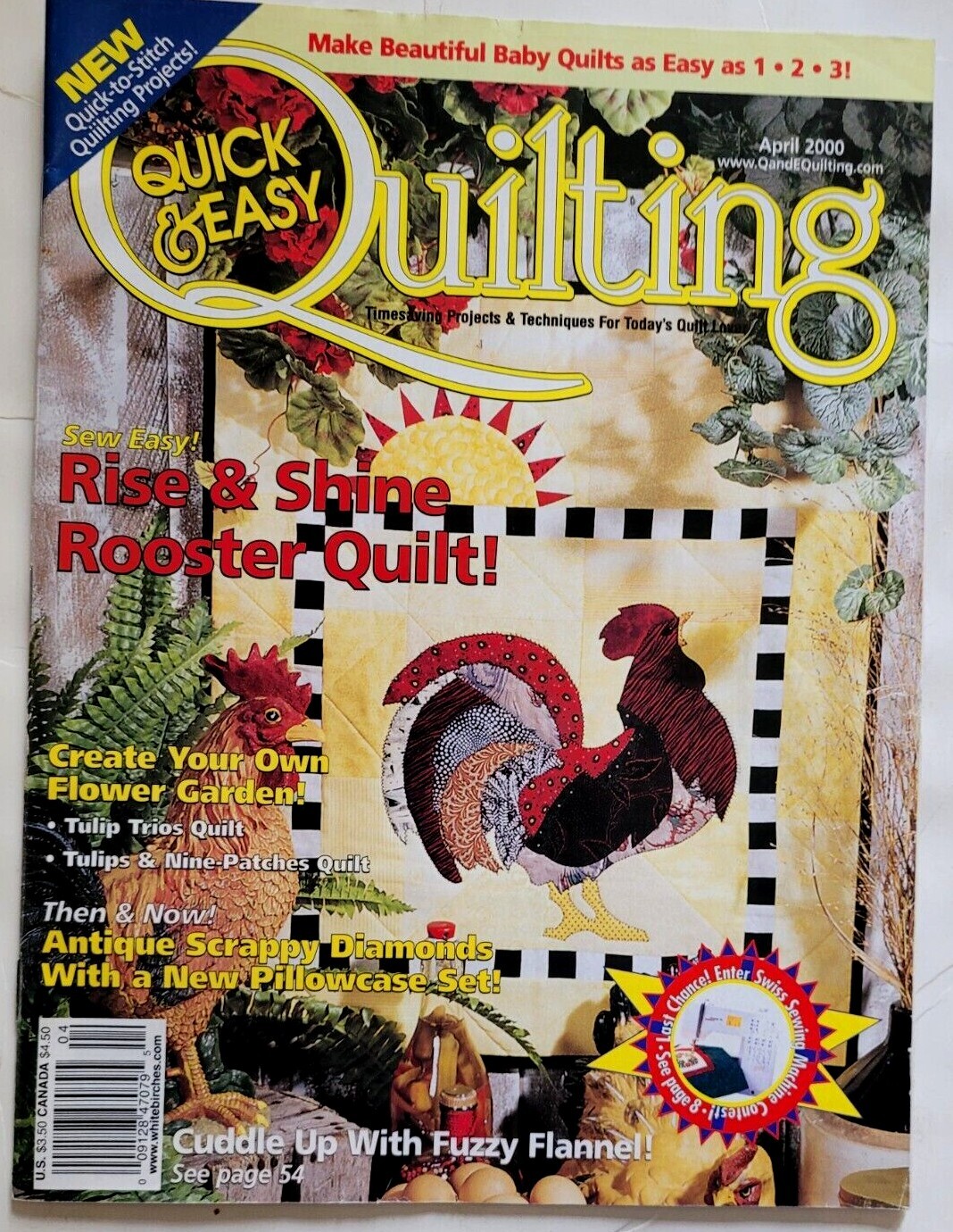Quick & Easy Quilting, 1994-2002,$3 each, choose your issues, quilting magazines