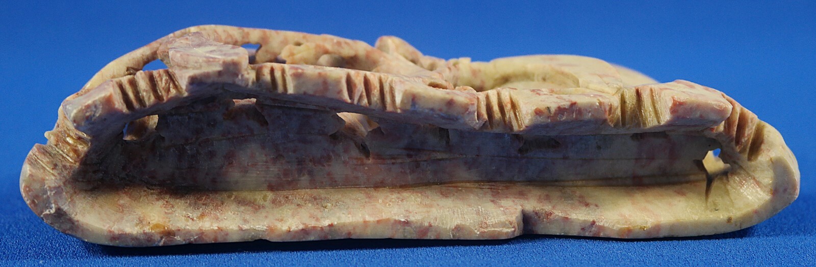 Vintage Chinese Carved Soapstone Sculpture 6″ Wide