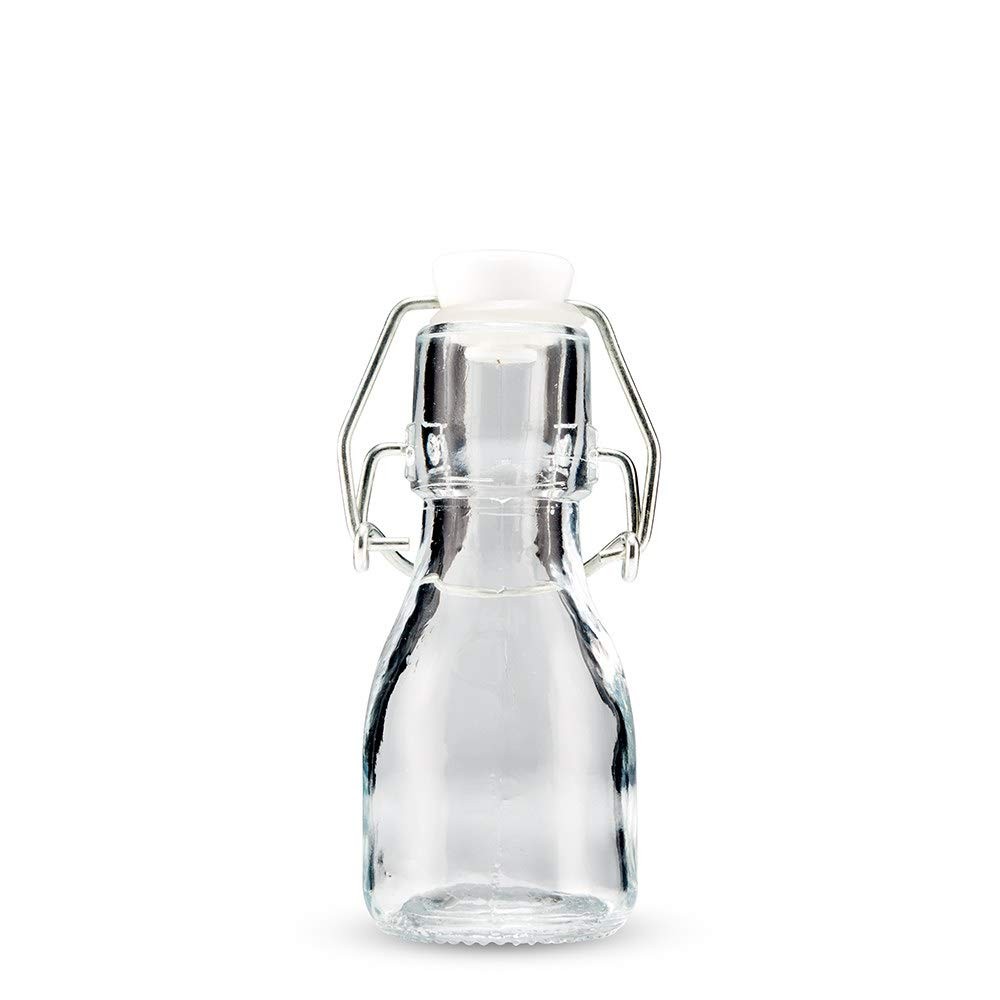 Mini Swing Top Glass Bottle 2 1/2oz 70ml 6