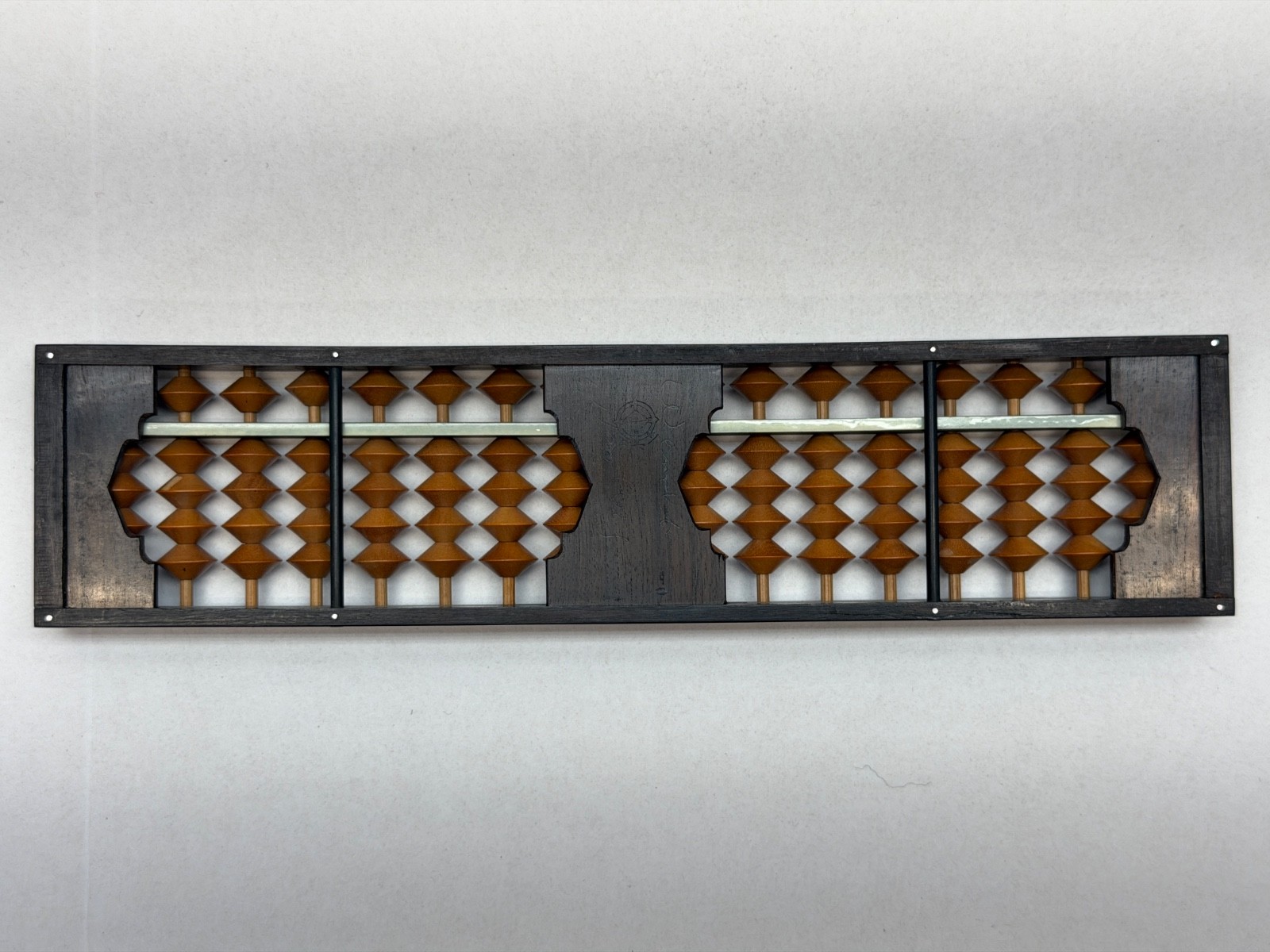 VTG Chinese Japanese Asian Solid ROSEWOOD Abacus 17 Row 85 Bead