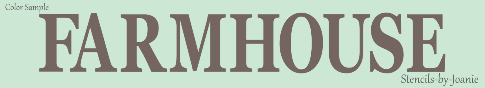 Joanie Stencil Farmhouse Country Prim Family Kitchen Homestead DIY Art Signs