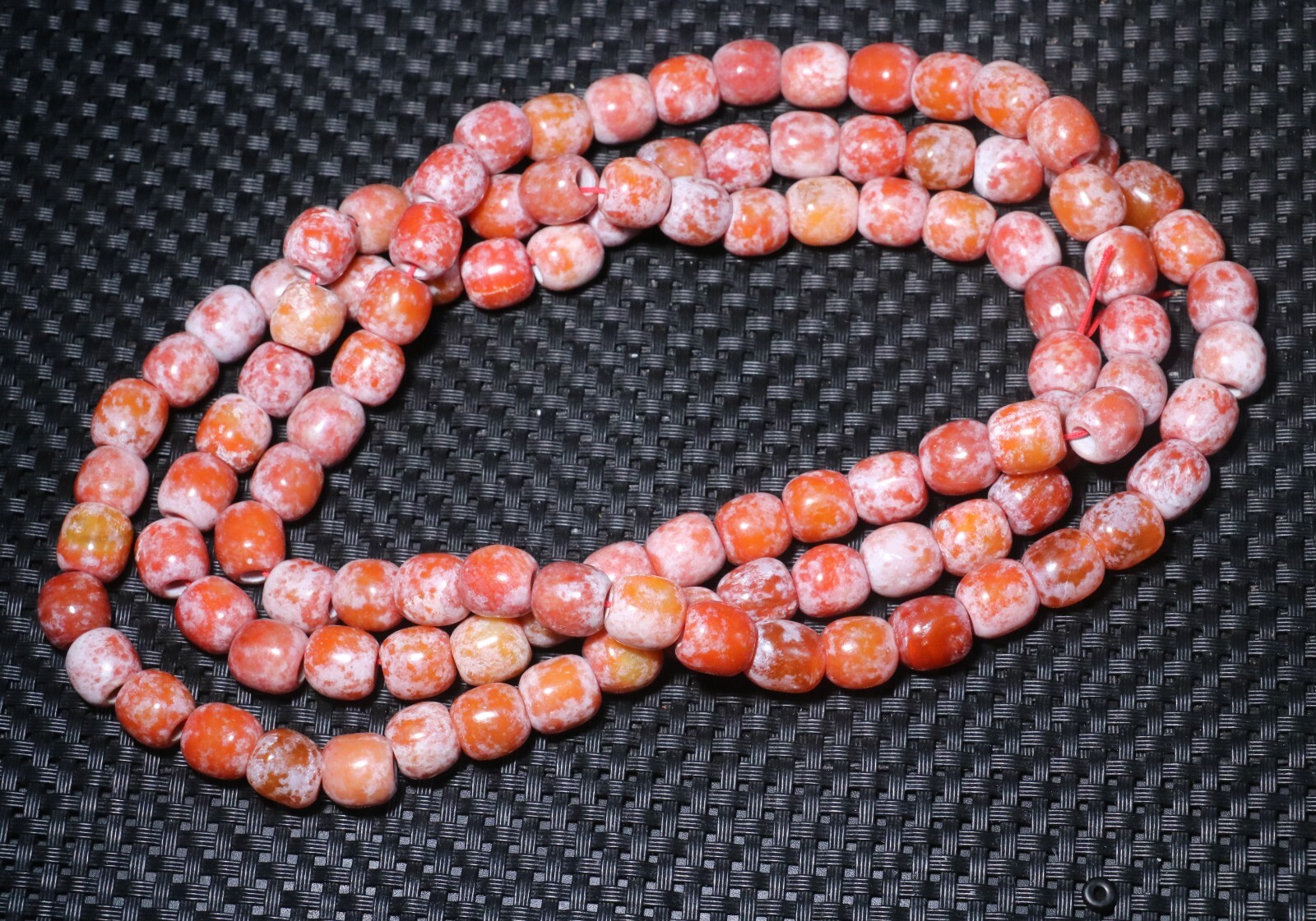 Neolithic Liangzhu CULTURAL Old JADE Leo Wealth Bead 108 Prayer Necklace Amulet
