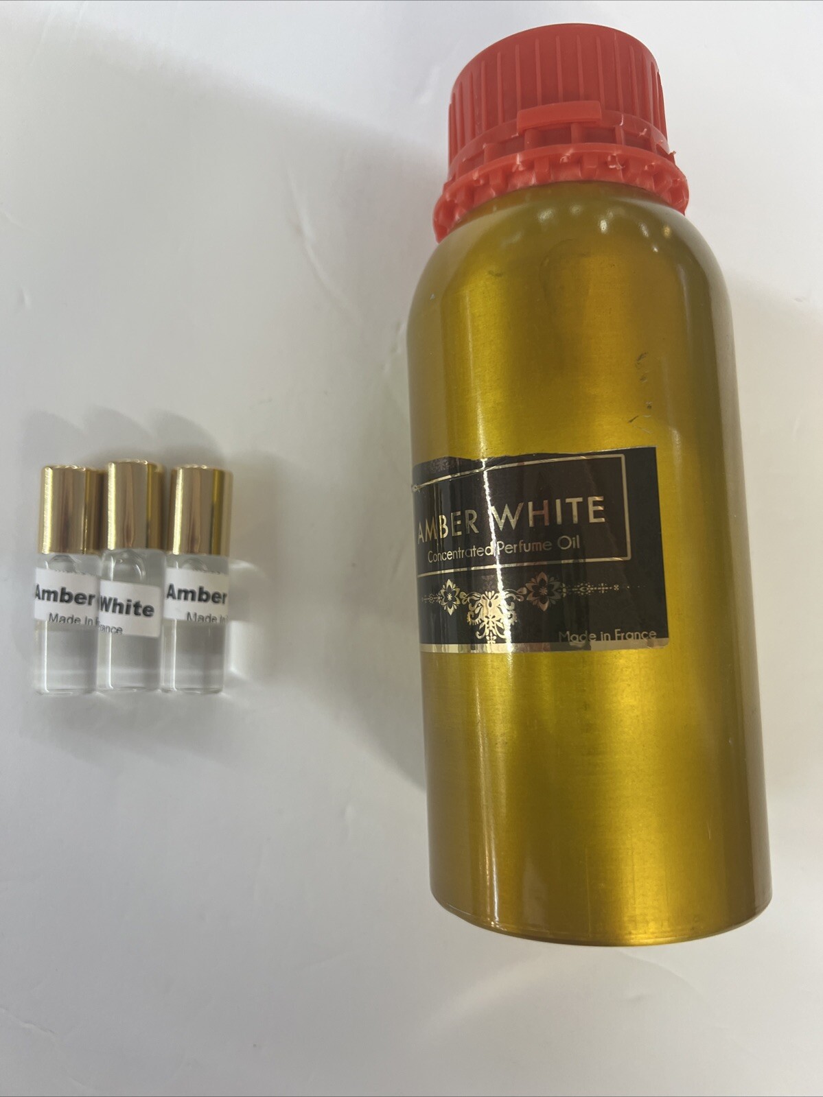 Amber White Oils, 3x 5ml. Concentrated Pure Essential/ Un-cut, Made In France.