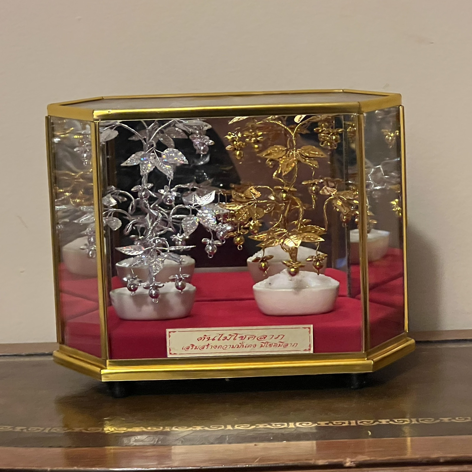 Vintage Encased Fortune Tree