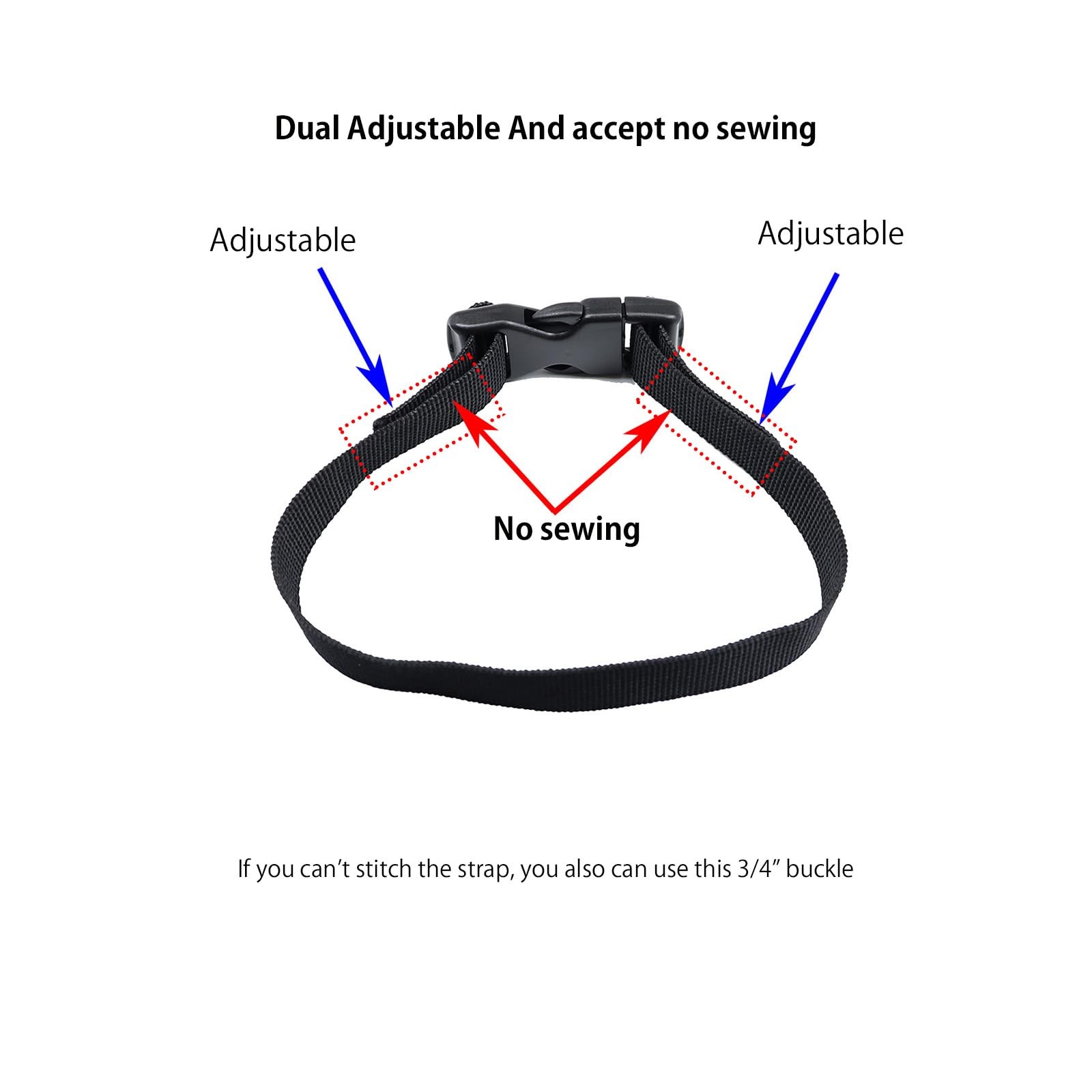 Baitoo Quick Side Release Buckles Heavy Duty Plastic Buckle Clips Snaps 3/4In…