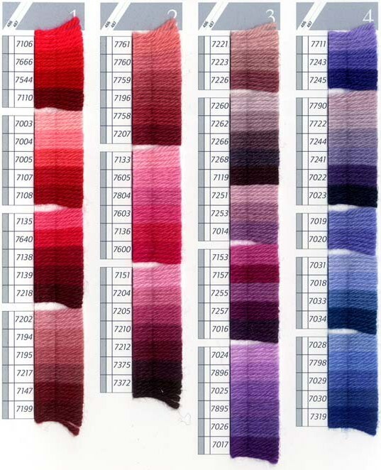 DMC Laine Colbert Tapestry Wool Yarn NEEDLEPOINT 8 yard U-CHOOSE 7400 thru 7999
