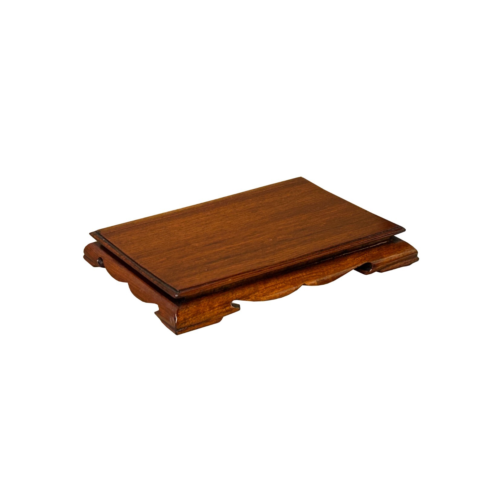 7.75″ Light Brown Wood Rectangular Display Stand Riser Easel ws4187