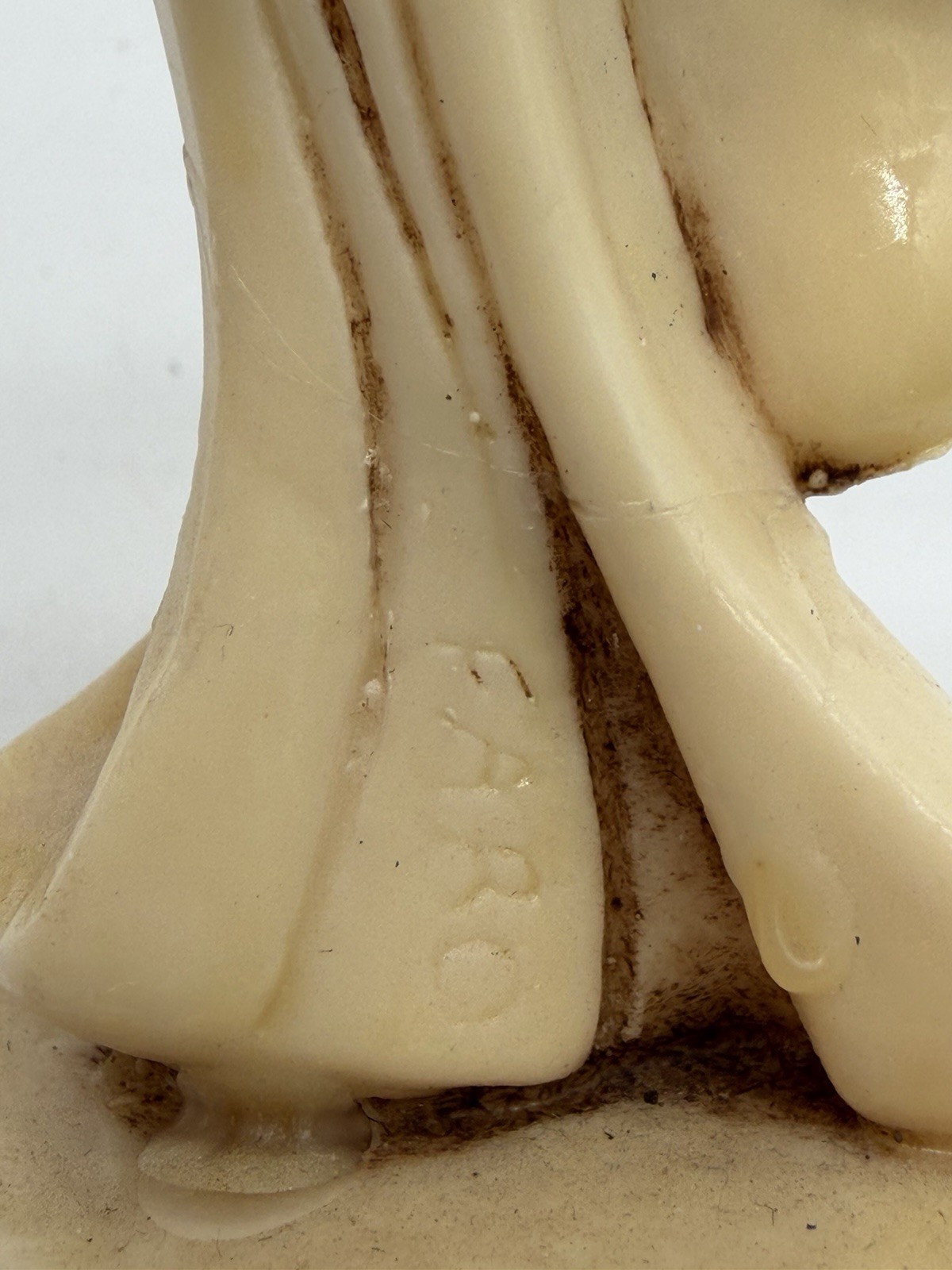 VTG Mid Century Italian Alabaster Resin Geisha Girl Sculpture Figurine 8”