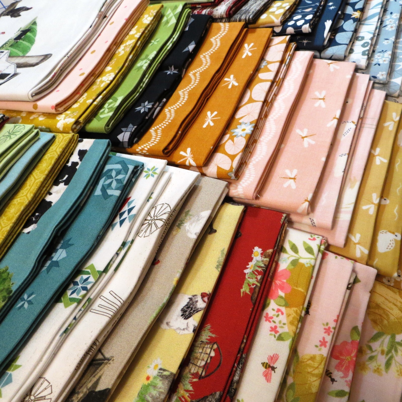 Boundless & Riley Blake Fat Quarters, FQ Cotton Fabric, $3.99 Ships Any Amount