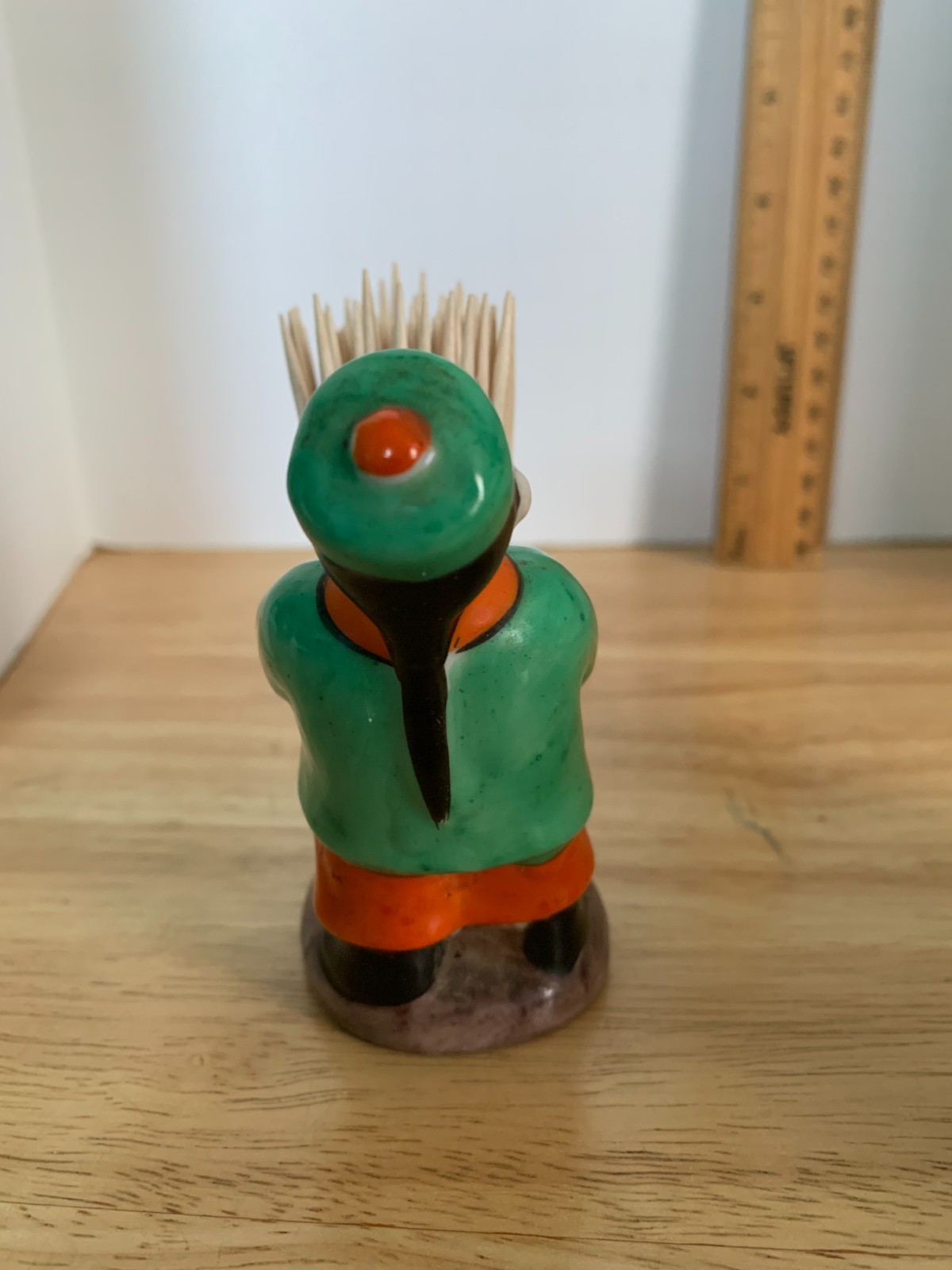 Asian Chinese Vintage Figural Toothpick Holder
