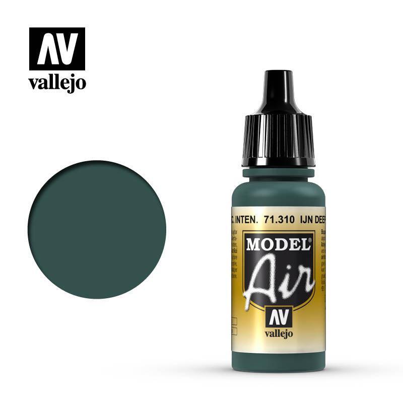 Vallejo 71310 Model Air IJN Deep Dark Green Paint Acrylic 17ml – US
