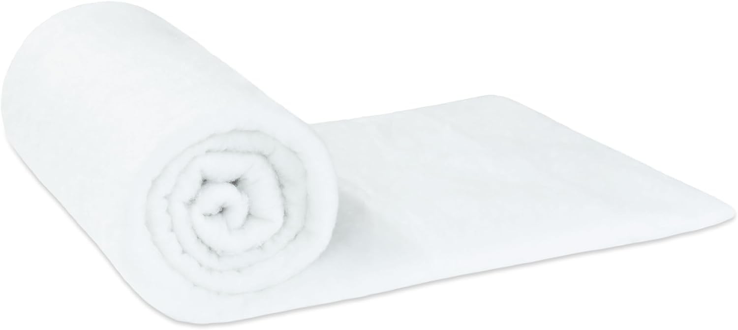 Upholstery Batting Medium Thick, Quilt Batting by The Roll, Dacron Upholstery Cu