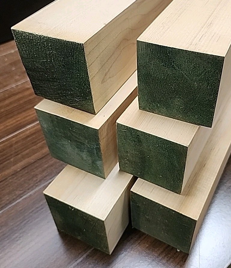 Hard Maple Turning Square 2 3/4″ x 2 3/4″ x 36″ Hardwood Turning Blanks Lathe