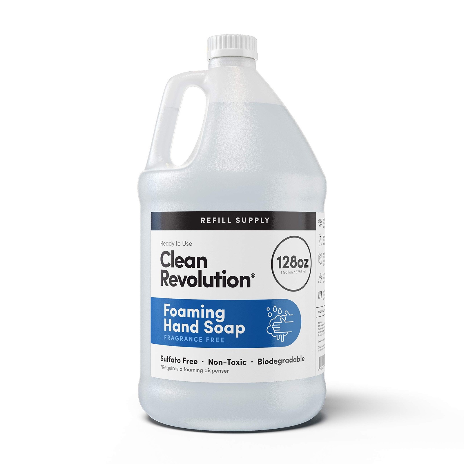 Clean Revolution Fragrance Free Foaming 128 Fl Oz (Pack of 1),