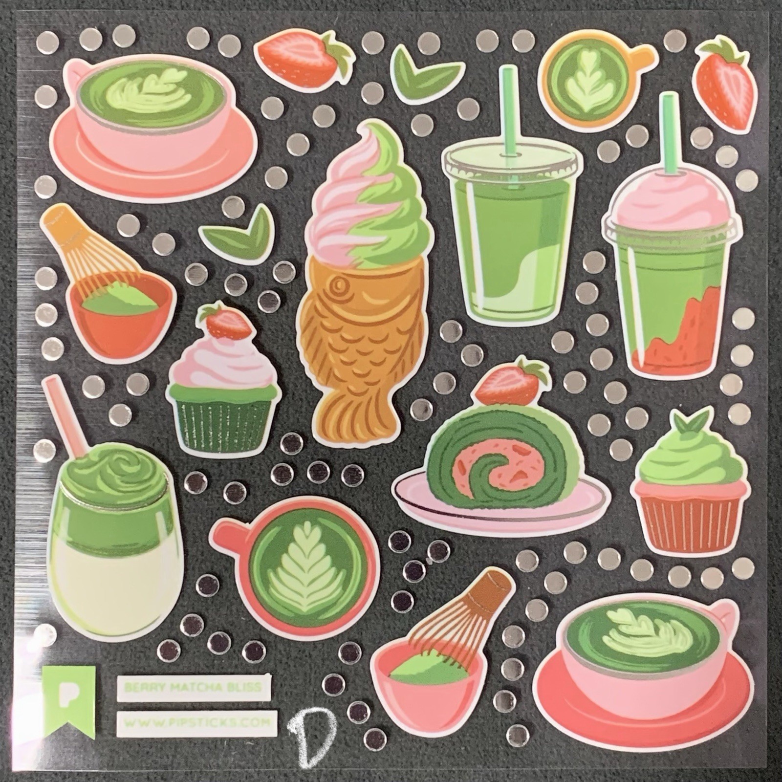 Pipsticks “Books + Coffee” (Oct. 2025) Sticker Sheets (4x4in)