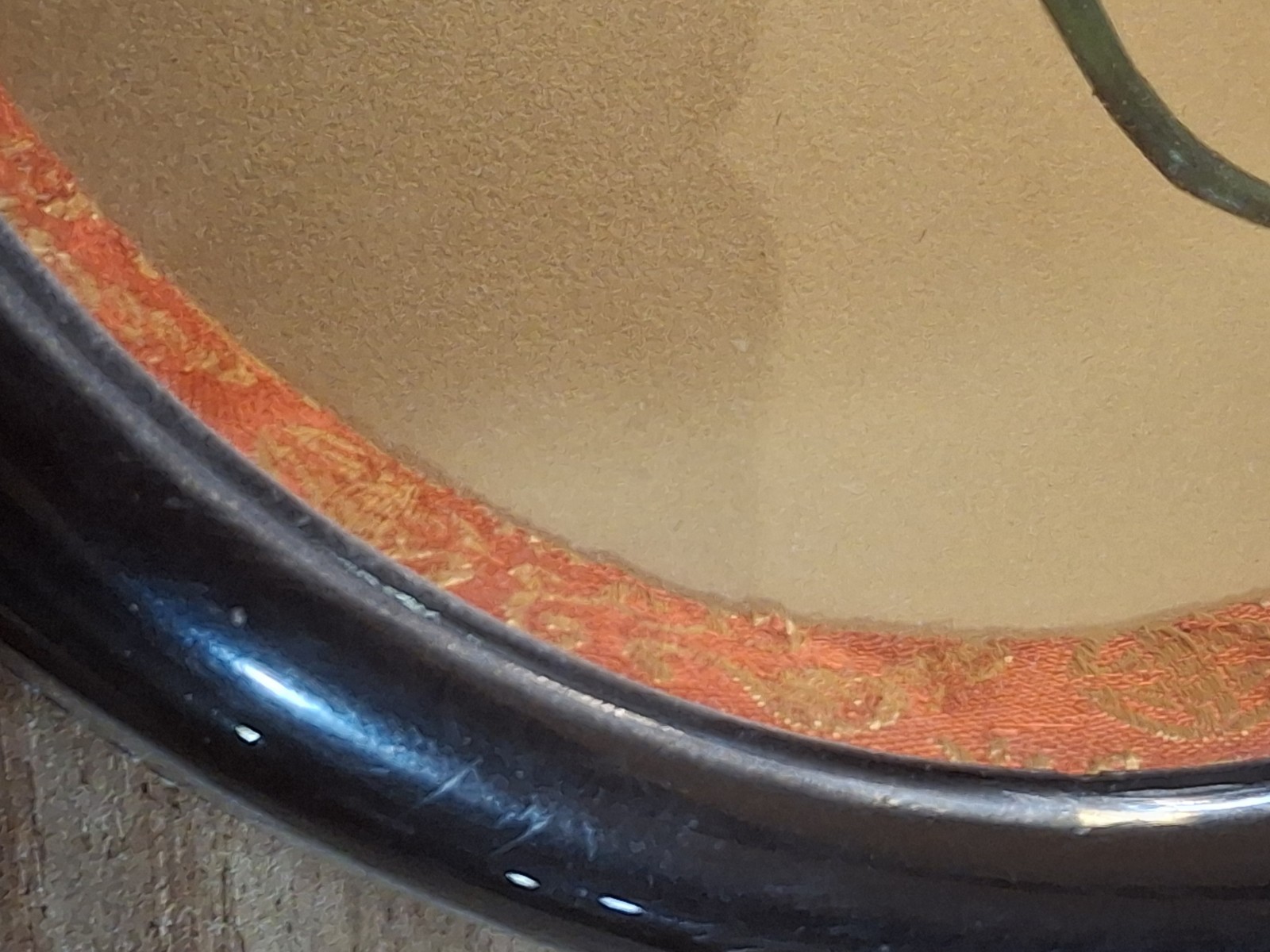 Vintage Chinese Asian Oriental Chinese Faux Jade Shadowbox 7.5″