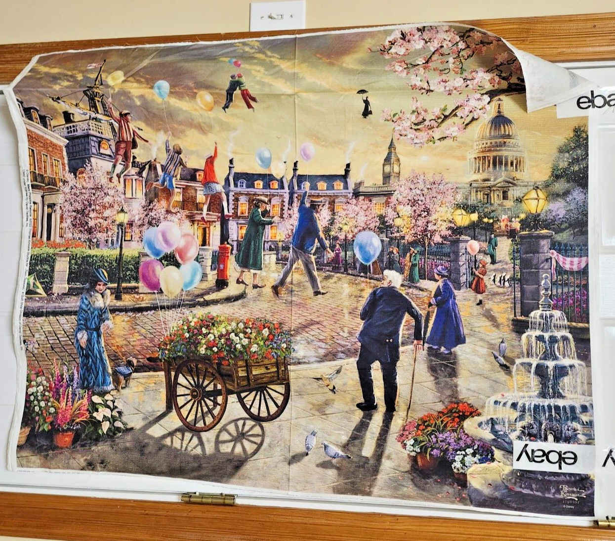 Digital Print Mary Poppins Returns by Thomas Kinkaid Collection Four Seasons btp