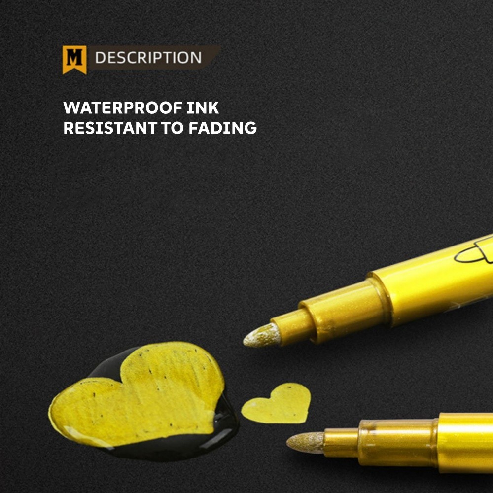 Waterproof Permanent Paint Marker Pen for Car Tyre Tire Tread Rubber Metal US
