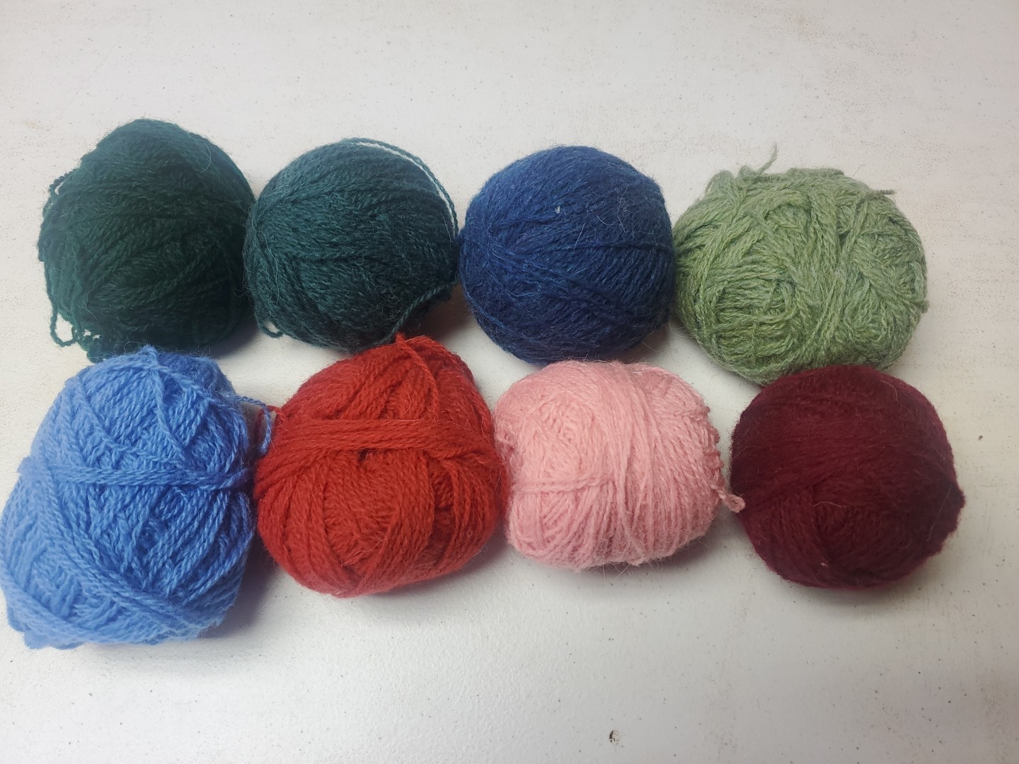 Unbranded Yarn Lot Of 8 Color Varies