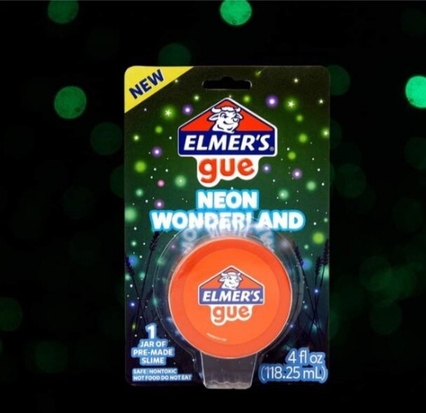 NEW! Elmer’s (2~PACK) ●GUE● 4 OZ. Slime Neon Wonderland Safe & Non-Toxic.