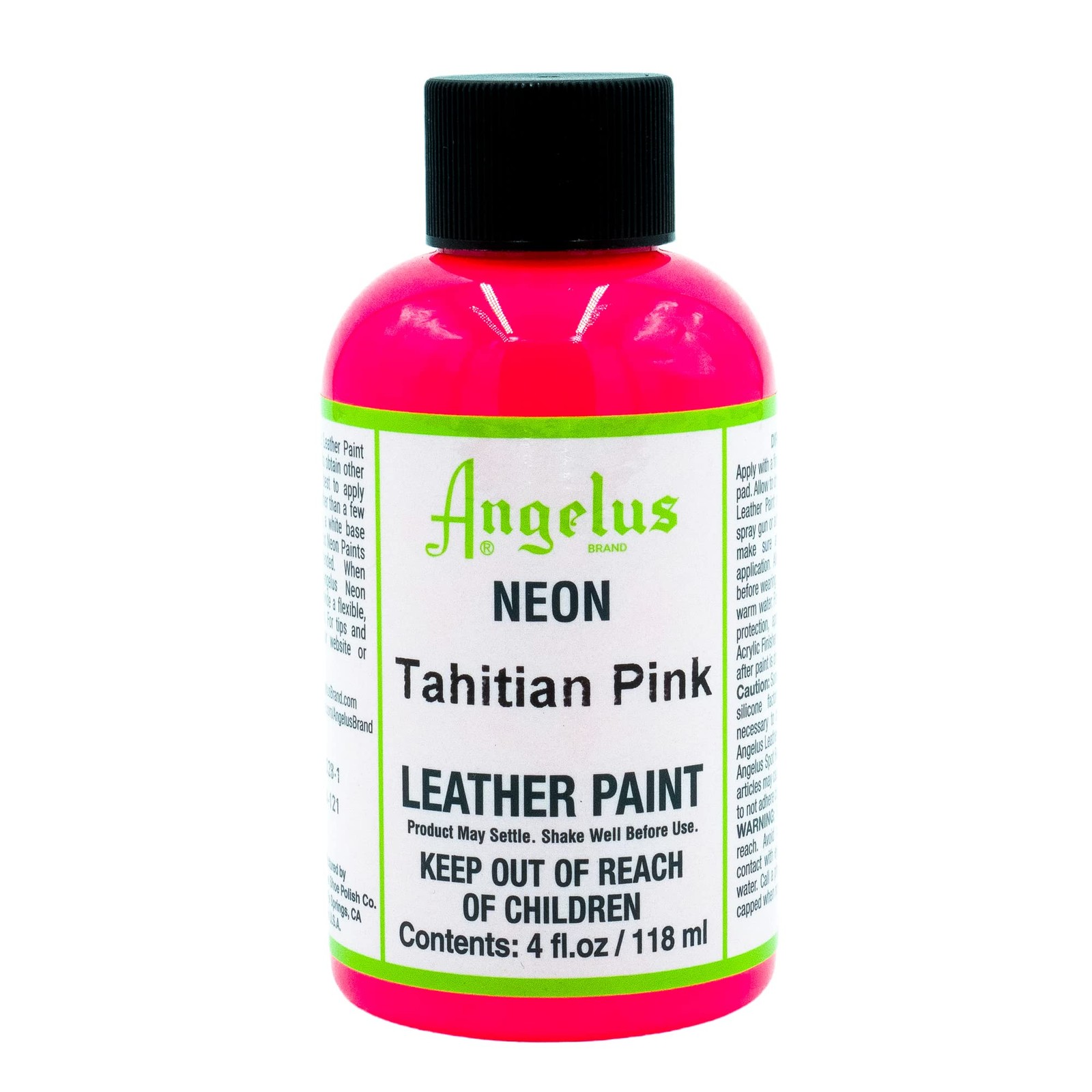 Neon4 Oz Leather Paint Tahitian Pink