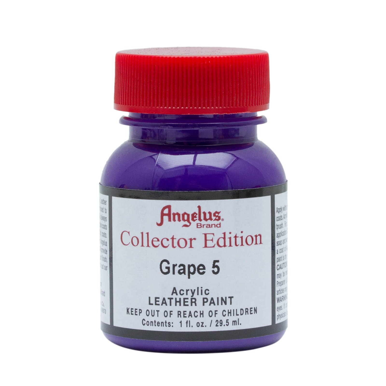 Angelus Collector Edition Grape Acrylic Leather Paint 1 Oz for Sneakers and More