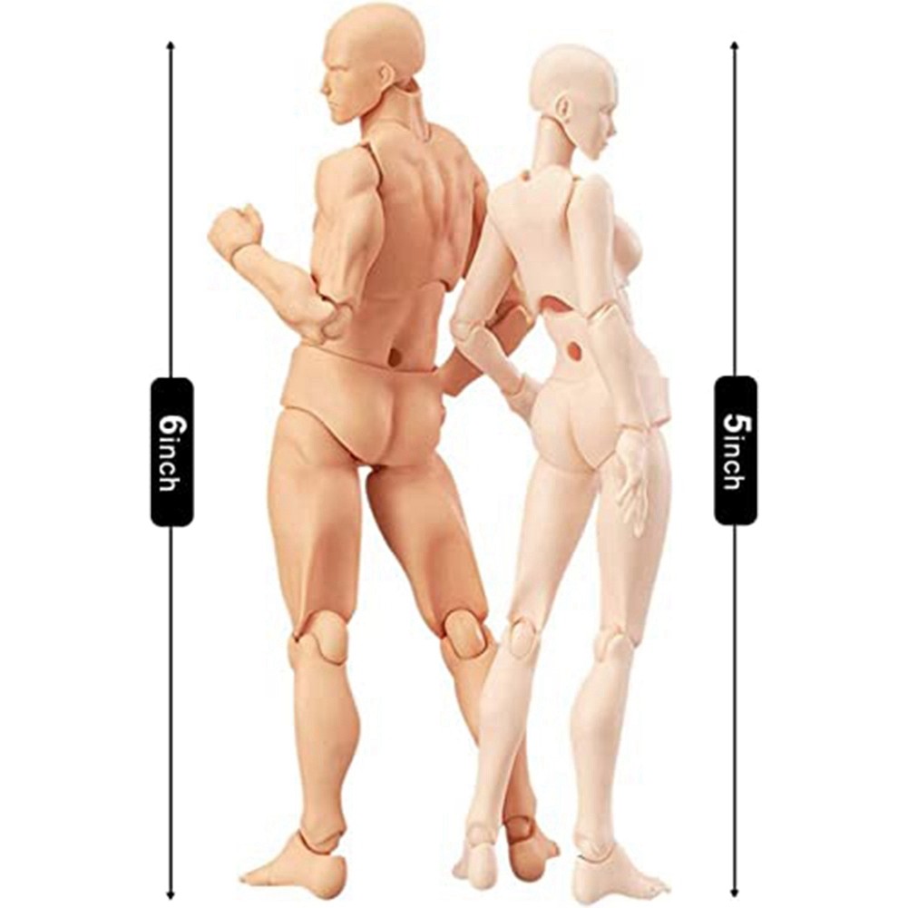 Body Doll, Artists Manikin Blockhead Jointed Mannequin Drawing Figures9361