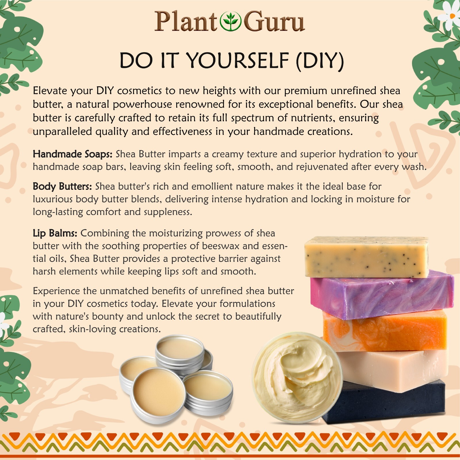 Raw African Shea Butter 16 oz. 100% Pure Organic Natural Unrefined From Ghana