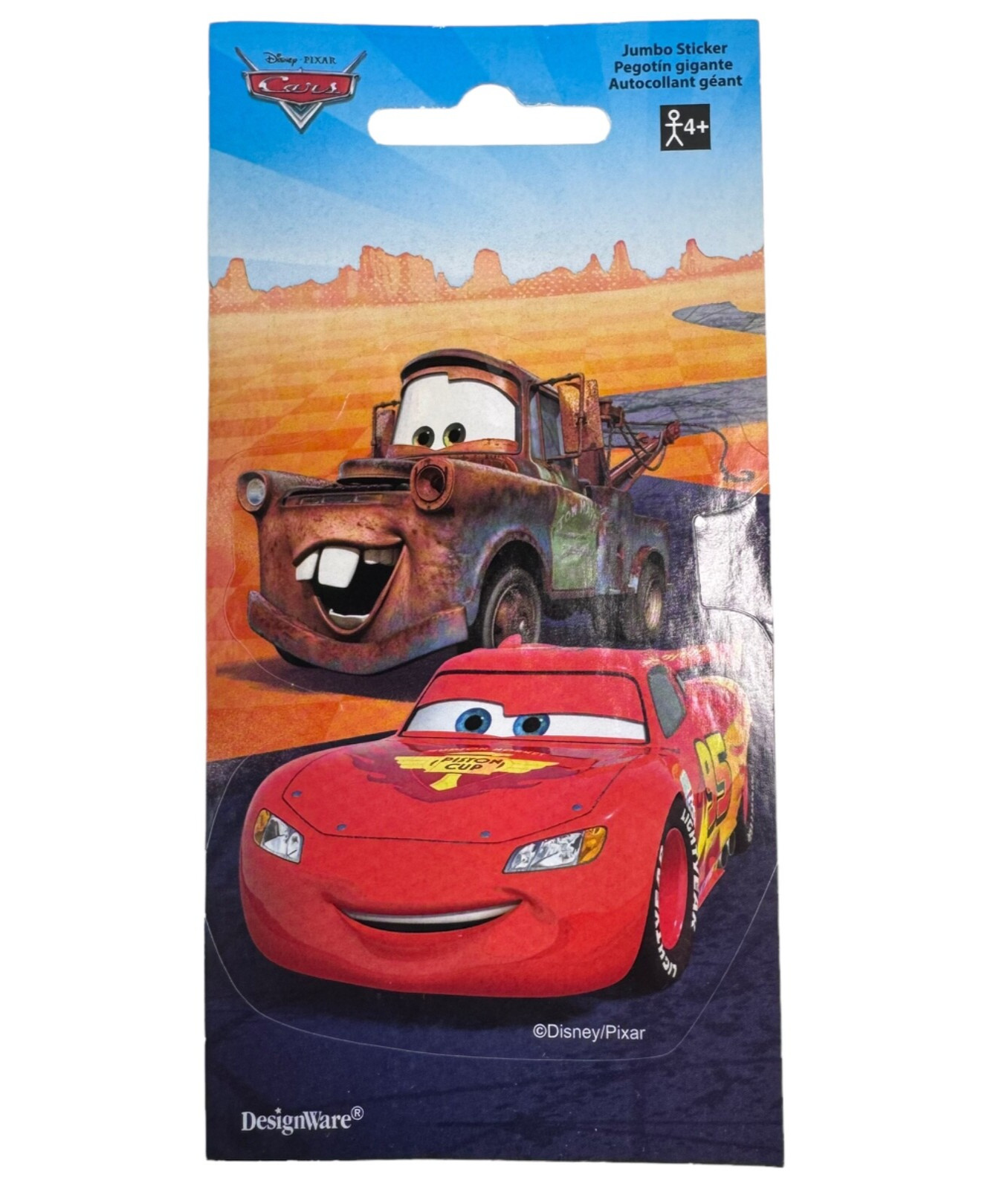 Disney Pixar Cars Jumbo Sticker Kids Birthday Party Favor Bag Filler Loot Gift