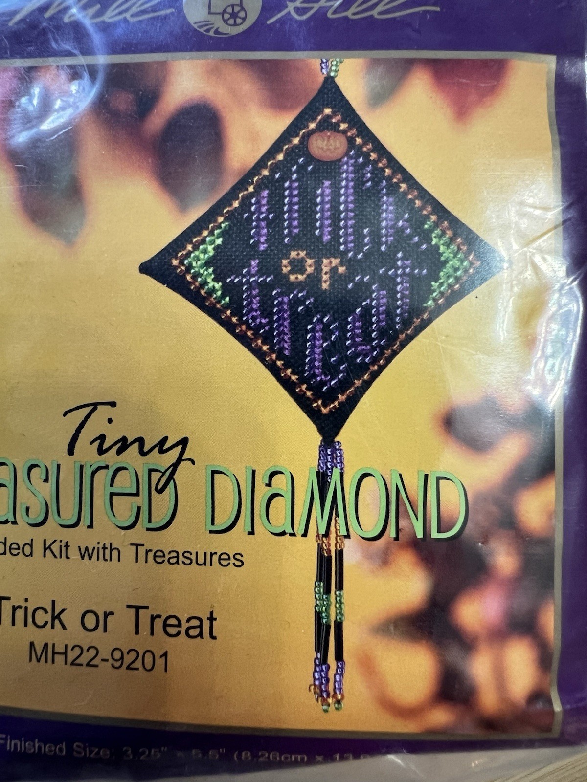 Mill Hill Tiny Treasured Diamond Beaded Kit Trick or Treat MH22-9201 2009 NIP