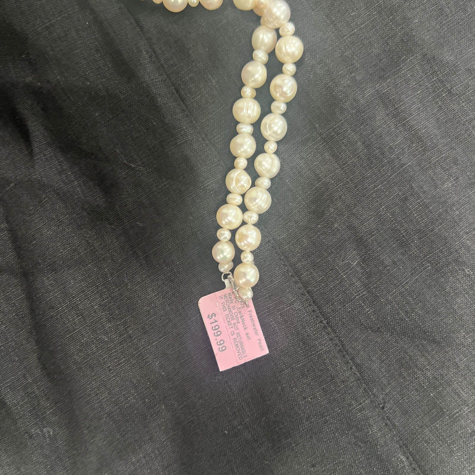 cultured freshwater pearl 18” 925