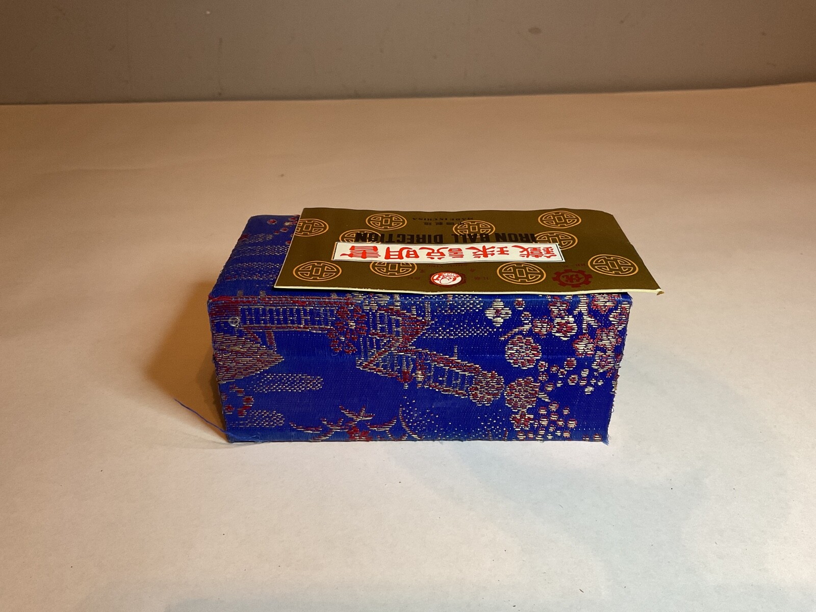 Vintage Chinese Musical Chimes Shouxing Meditation Green Balls New Old Stock Blu