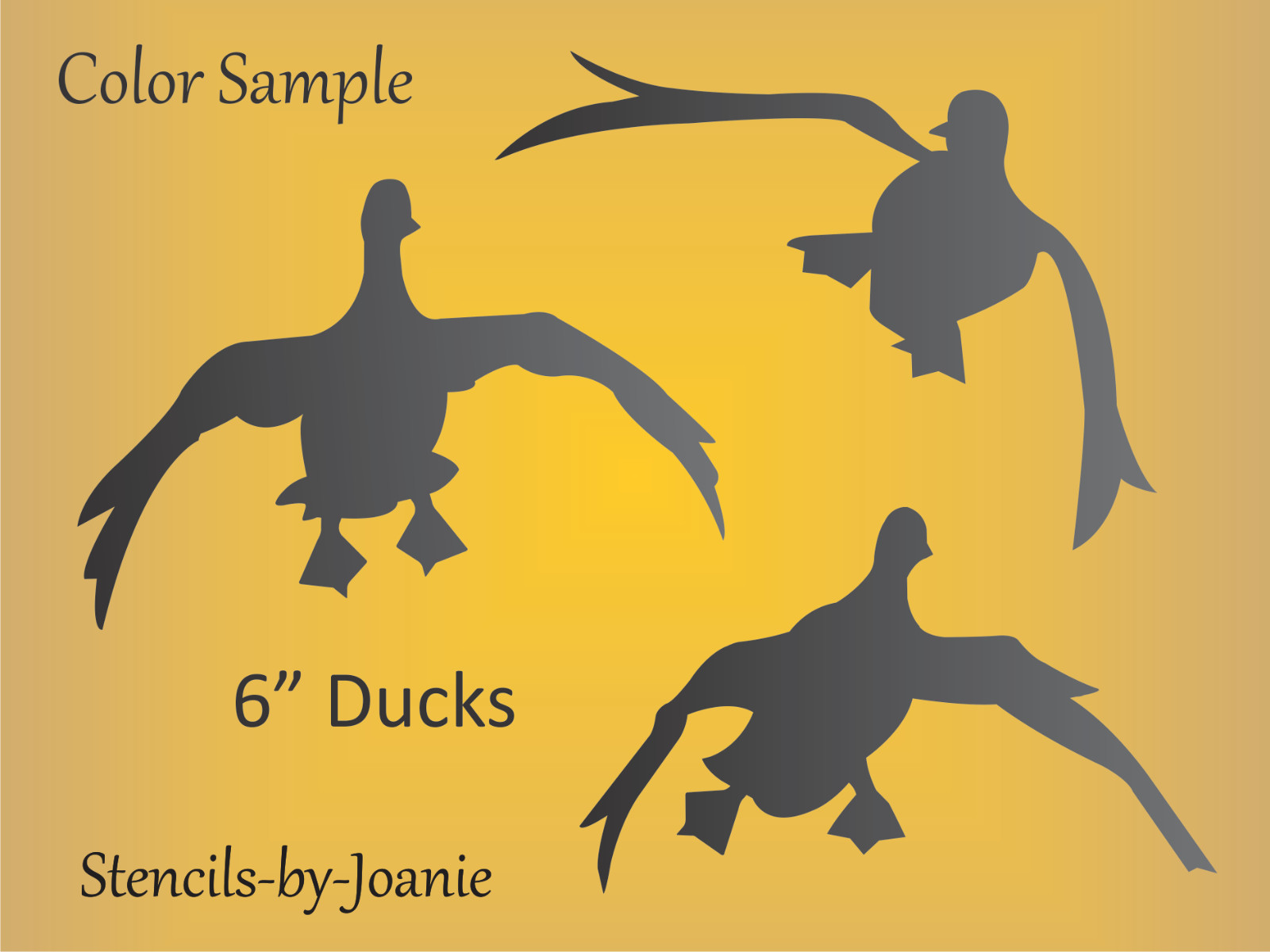 Stencils by Joanie 6″ Landing Ducks Marsh Bird Hunt Outdoor Cabin DIY Art Signs