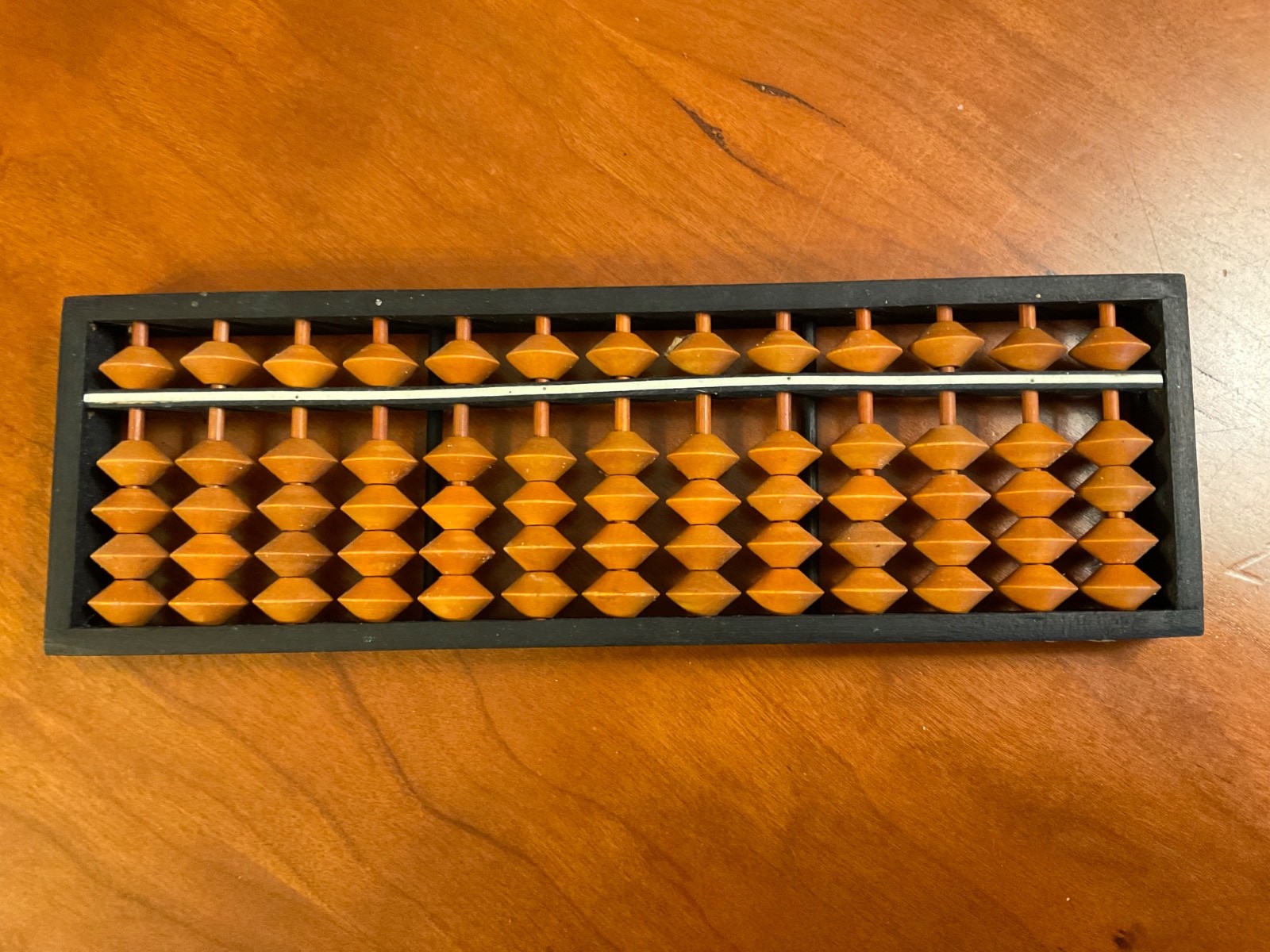 VTG SMALL WOODEN 13 ROW ABACUS JAPAN