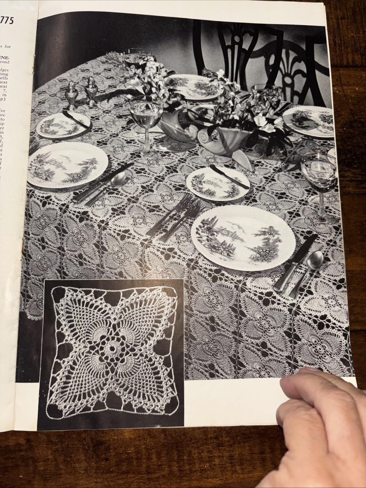 Lot of 3 Vtg Crochet Books Pineapple Pattern, Doilies, Runner, Vanity set, More