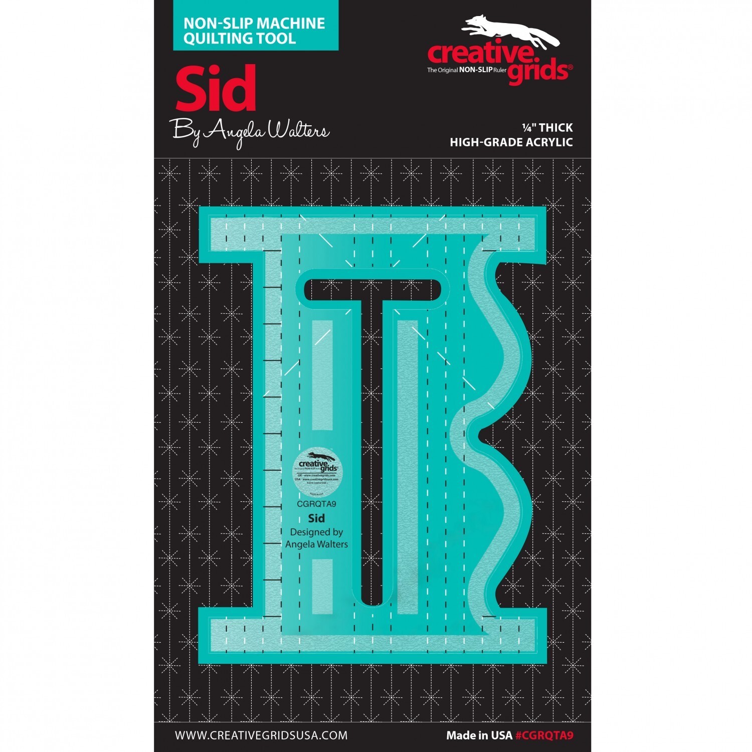 Genuine Creative Grids Machine Quilting Tool – Sid CGRQTA9