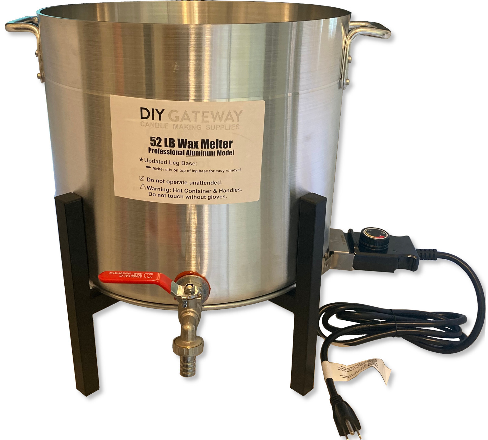 Super Large 52 LB Wax Melter for Candle Making: Electric Wax & Soap Melting Pot