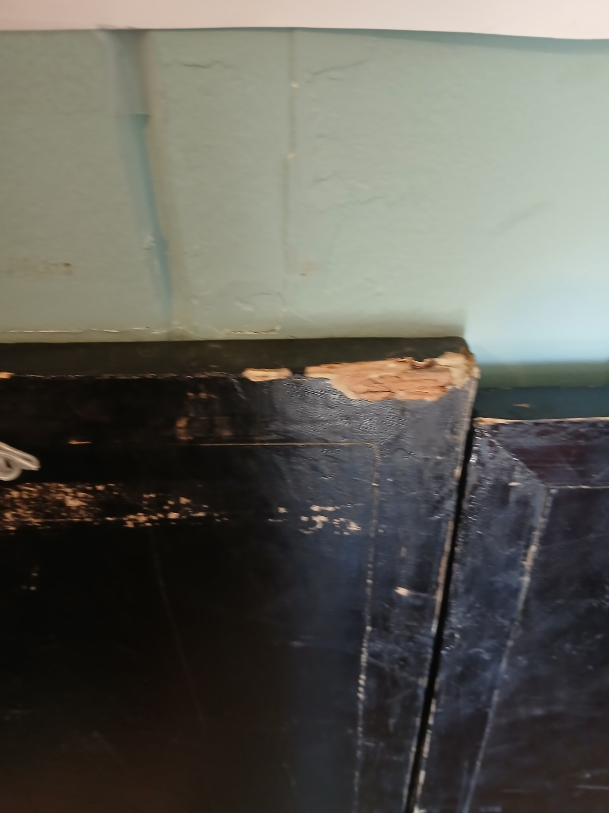 4 Vintage Asian Japanese Mother Pearl Black Lacquer Wall Panels 36″ x 12″