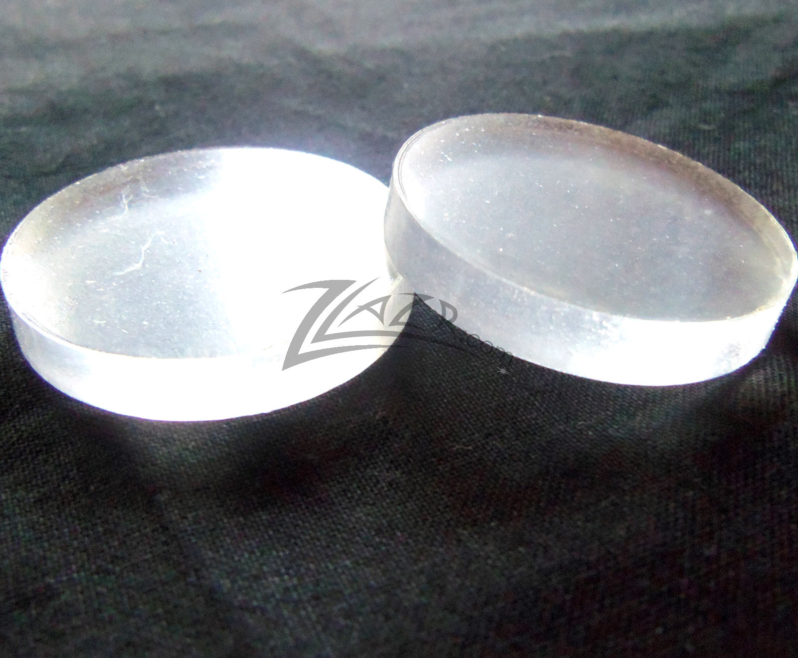 (10) 3/4″x1/4″ Clear Acrylic Circle Polished Edge Disc Craft Plastic Plexiglass