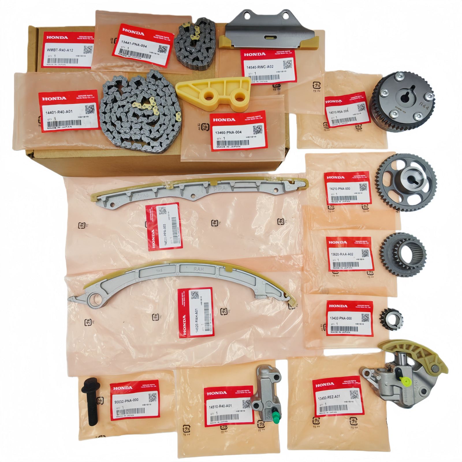 Timing Chain Kit VVT Sprocket Set OEM For Honda Accord CR-V 2.4L L4 2008-15