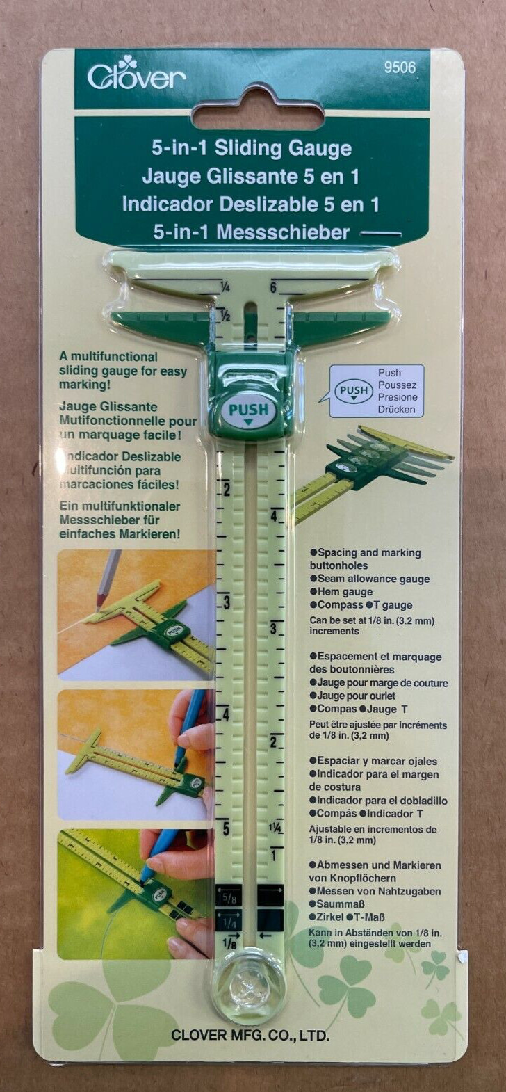 Clover 5-in-1 Sliding Gauge (9506)