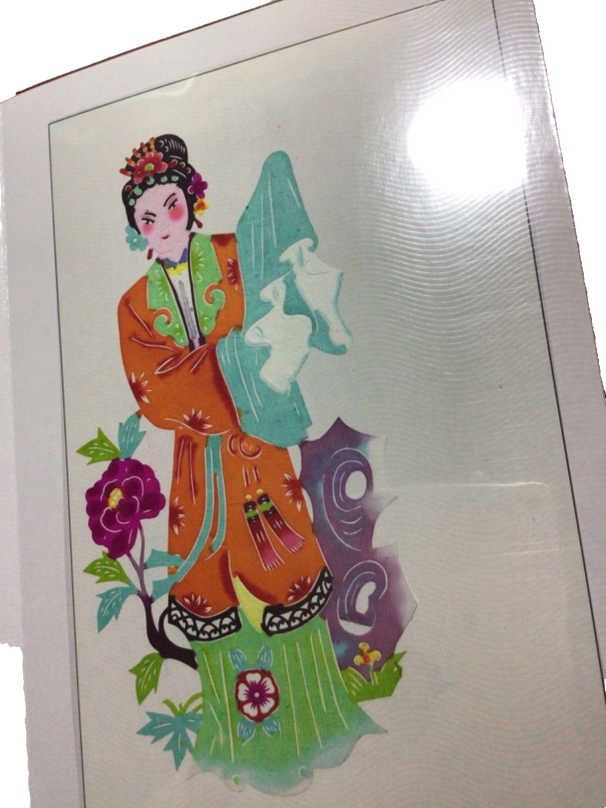 Paper Cuts Jing Ju Dan Jue. Dan Roles of Beijing Opera english & Chinese