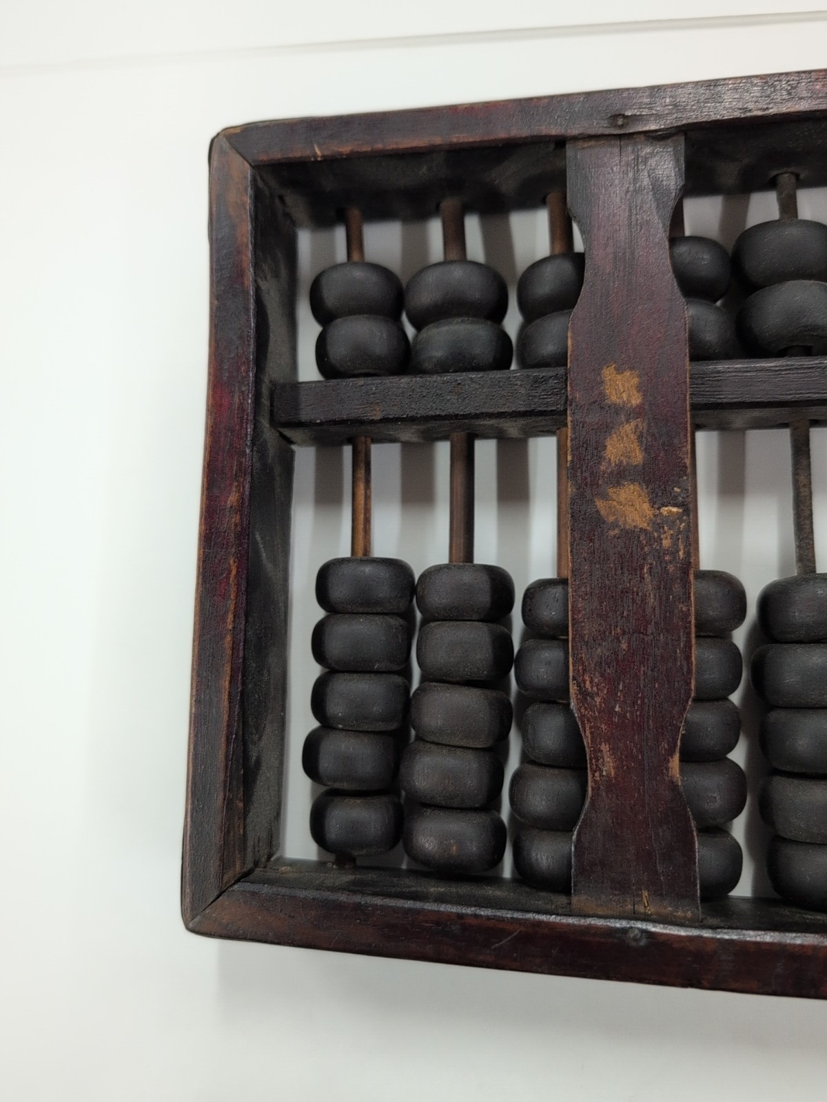 Vintage Antique Chinese Abacus, Made Of Solid Hardwood