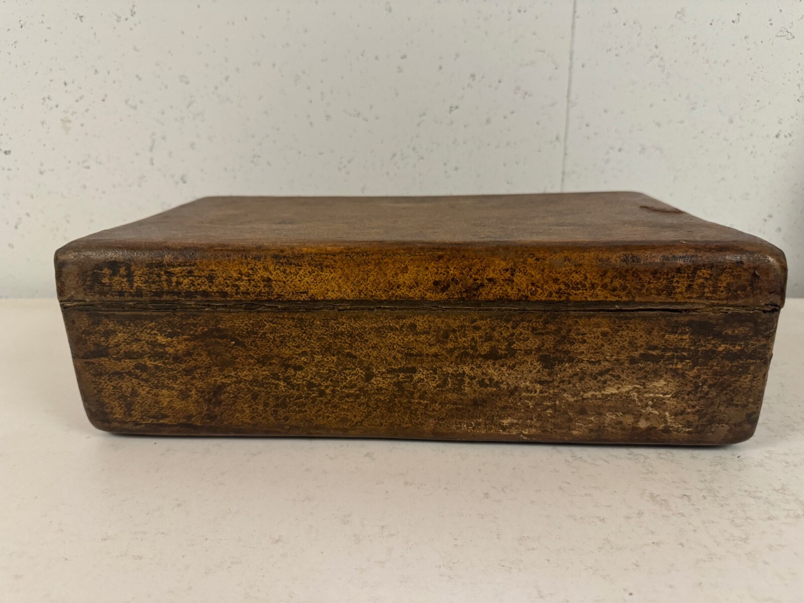 Vintage Possibly Antique Chinese Wood Rectangular Box
