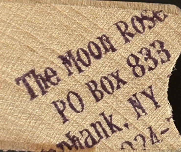 The Moon Rose Denial. It Isn’t A River In Egypt Rubber Stamp