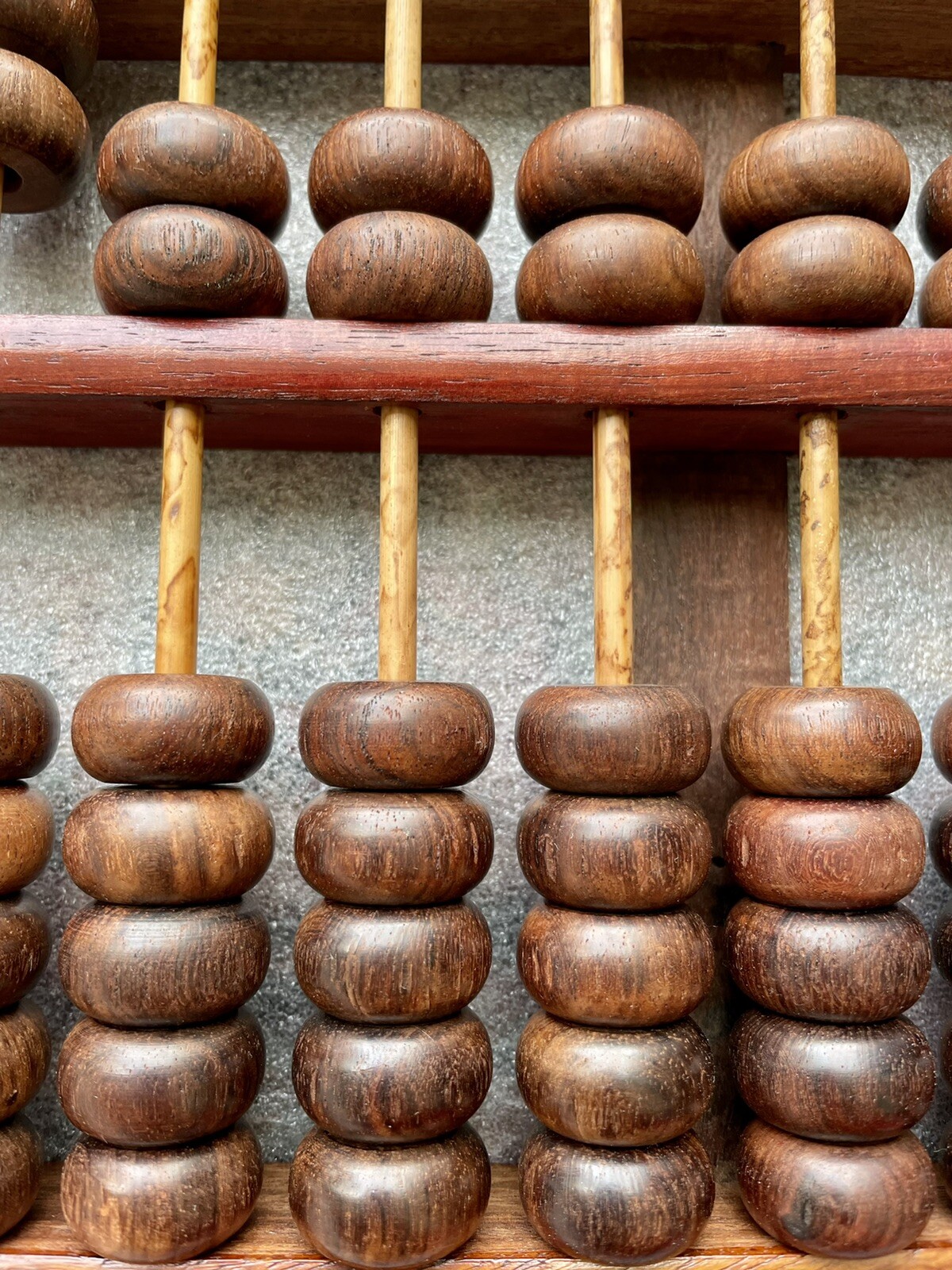 Chinese vintage solid wood abacus 13 Rows (Huanghuali?)