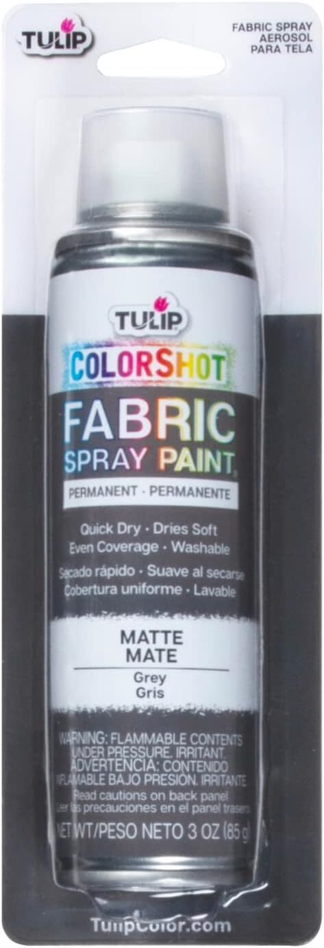 Tulip Colorshot Instant Fabric Spray Color 3Oz. Black