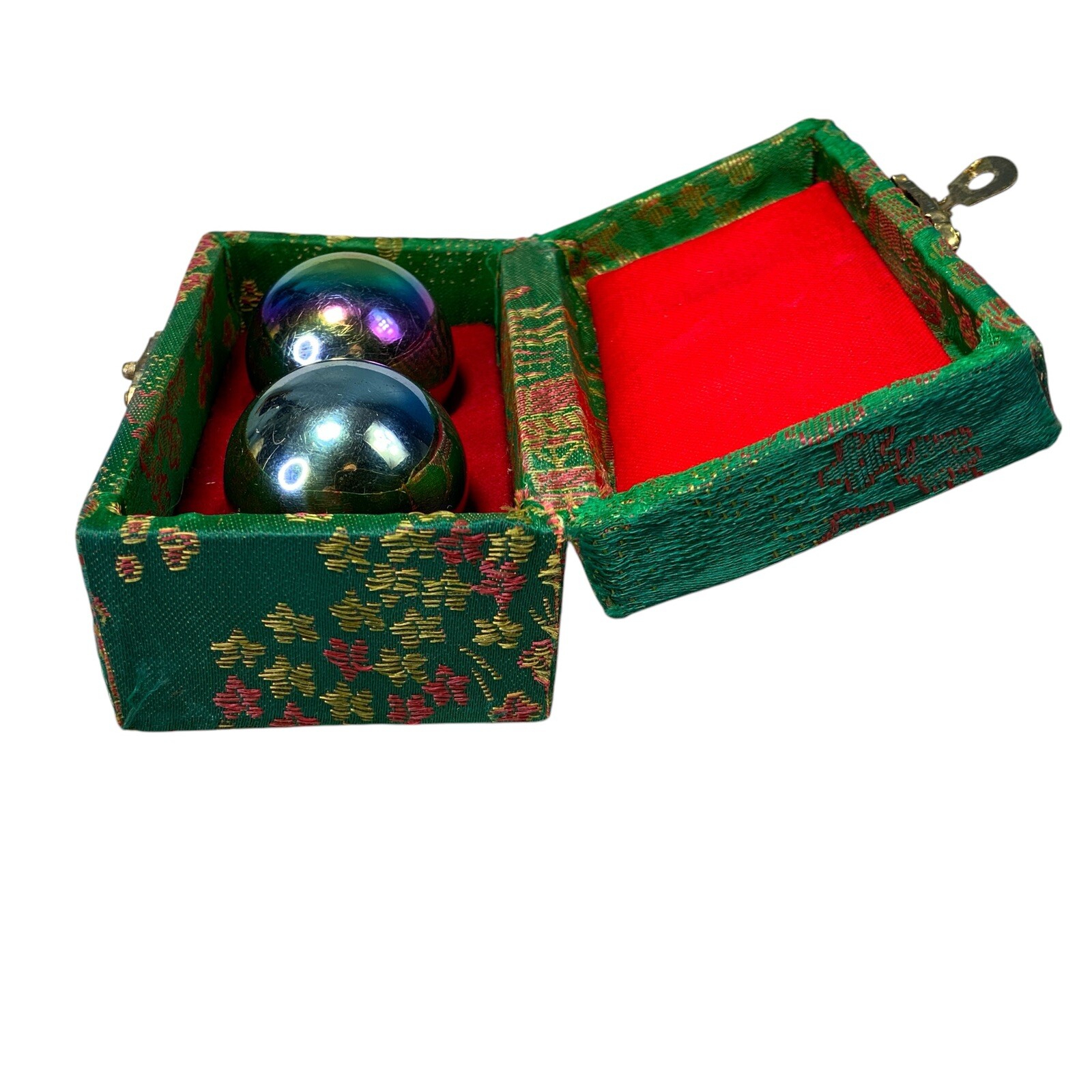 Vintage Chinese Shouxing Iron Pair Music Anit Stress Release Balls