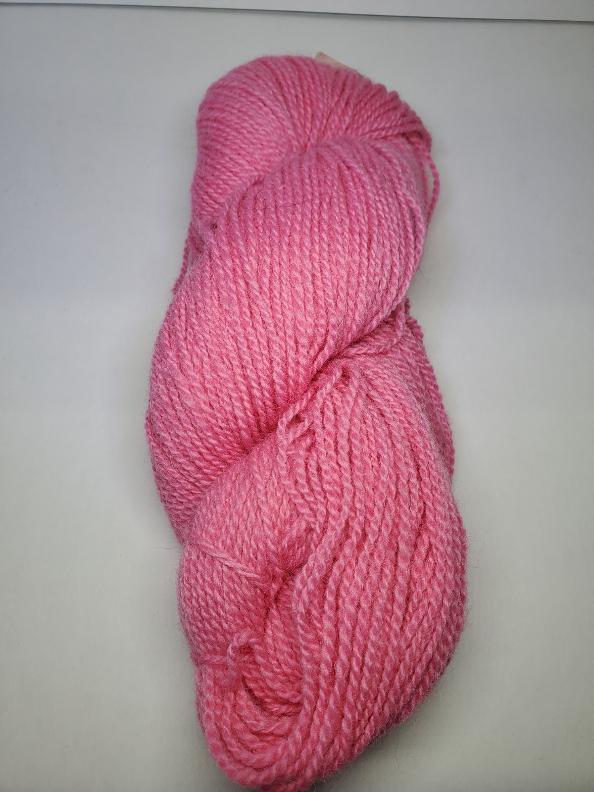 Craftsmart CUEB2 Pink Yarn Skein 100% Wool Weight 2 Fine/Sport Crochet